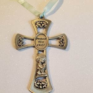 Joan Creamer Praying Boy Cross